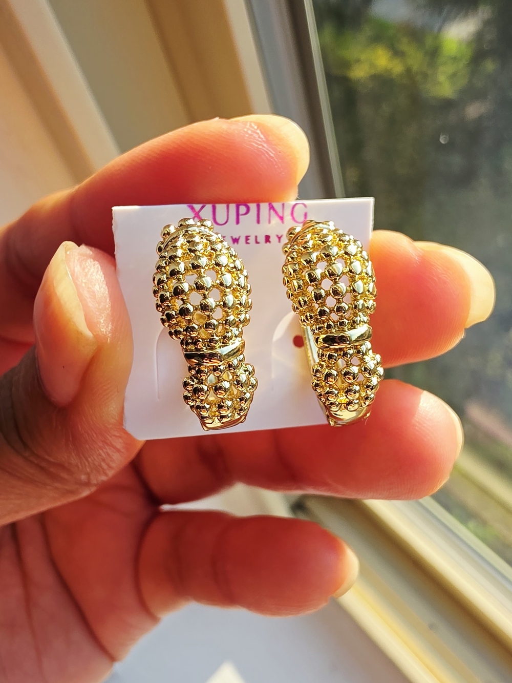 Argollas Para Dama Oro Laminado 14k